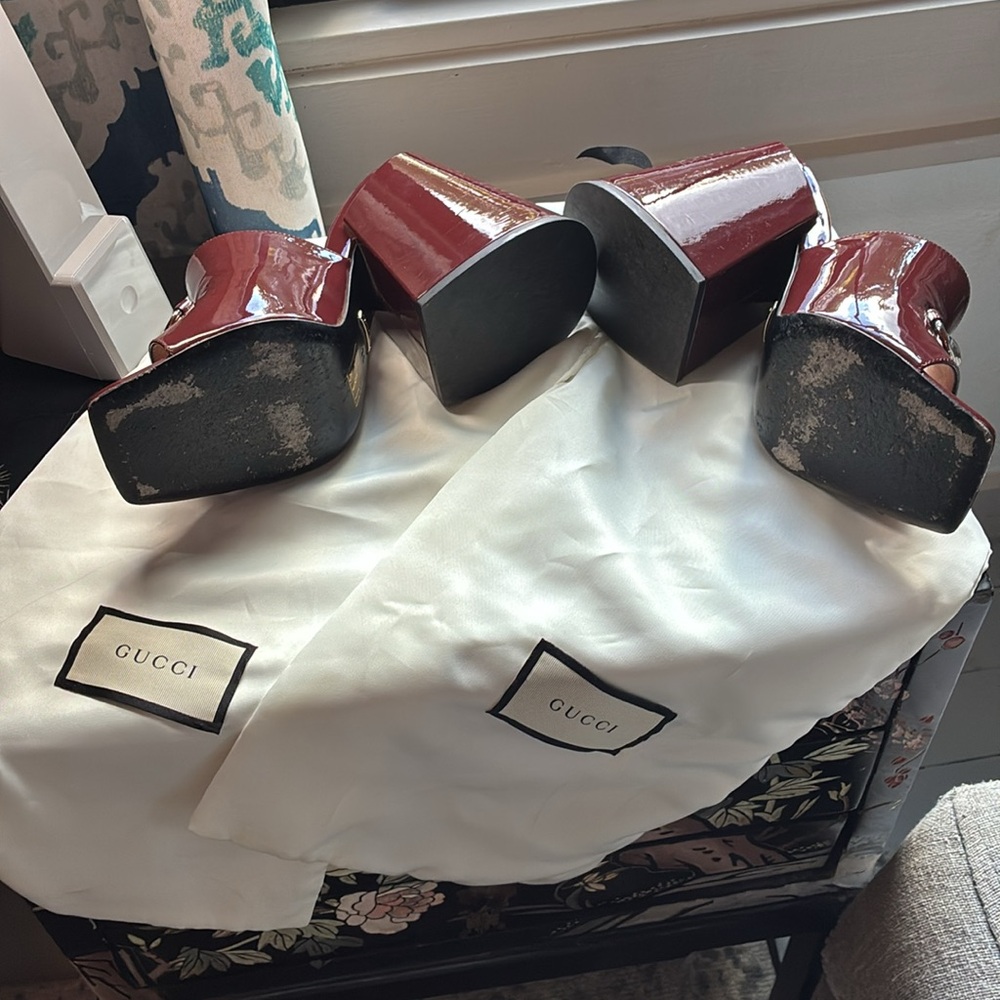 Authentic Gucci Lexi Horse bit Mules - Picture 4 of 9